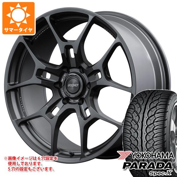 サマータイヤ 285/40R22 110V REINF ヨコハマ パラダ スペック-X PA02 レイズ ボルクレーシング G025GC 9.0-22