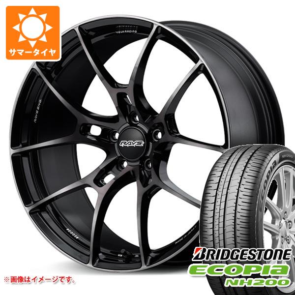 サマータイヤ 215/45R18 93W XL ブリヂストン エコピア NH200 レイズ ボルクレーシング G025 LTD 7.5 18 :g025ltd 38110:タイヤ1番