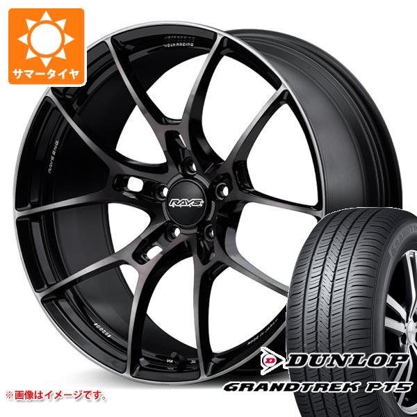 40系アルファード用 サマータイヤ ダンロップ グラントレック PT5 225/55R19 99V レイズ ボルクレーシング G025 LTD 8.0 19 :025ltdav 40248 t801084yt:タイヤ1番