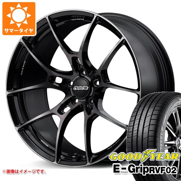 サマータイヤ 225/45R19 96W XL グッドイヤー エフィシエントグリップ RVF02 レイズ ボルクレーシング G025 LTD 8.0 19 :g025ltd 36611:タイヤ1番