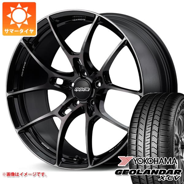 サマータイヤ 235/55R19 105W XL ヨコハマ ジオランダー X CV G057 レイズ ボルクレーシング G025 LTD 8.0 19 :g025ltd 32353:タイヤ1番