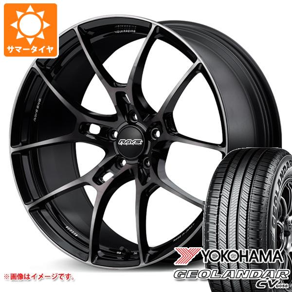 サマータイヤ 235/55R18 100V ヨコハマ ジオランダー CV G058 レイズ ボルクレーシング G025 LTD 8.0 18 :g025ltd 34411:タイヤ1番