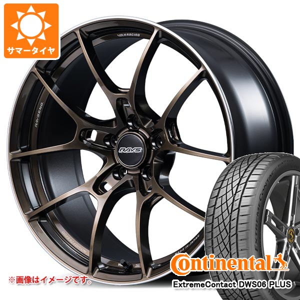 サマータイヤ 235/40R19 96W XL コンチネンタル エクストリームコンタクト DWS06 プラス レイズ ボルクレーシング G025 SZエディション 8.0-19