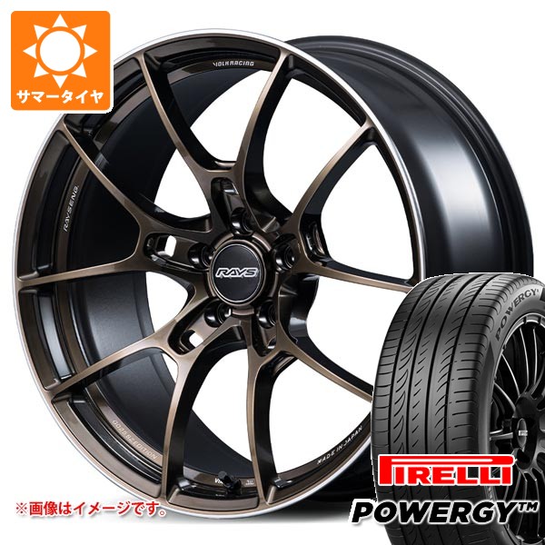 トヨタ 40系アルファード用 サマータイヤ ピレリ パワジー 225/55R19 99V レイズ ボルクレーシング G025 SZエディション 8.0-19