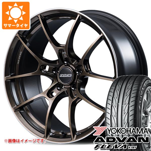 サマータイヤ 235/55R18 100V ヨコハマ アドバン フレバ V701 レイズ ボルクレーシング G025 SZエディション 8.0-18