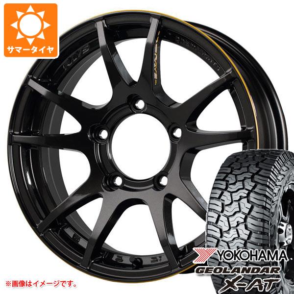 ジムニー JB64W用 サマータイヤ ヨコハマ ジオランダー X AT G016 LT225/75R16 103/100Q アウトラインホワイトレター グラムライツ 57JV アンリミット 5.5 16 :g57jvuj 39767 s861004zk:タイヤ1番