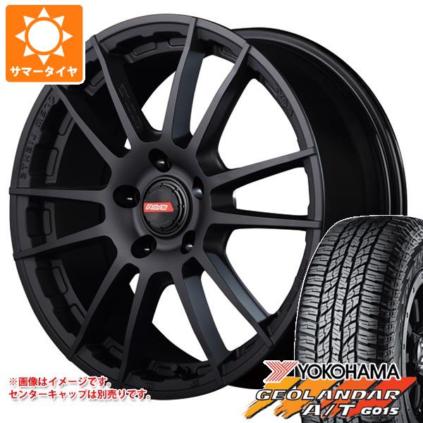 エクリプスクロス GK系用 サマータイヤ ヨコハマ ジオランダー A/T G015 235/65R17 108H XL ブラックレター レイズ グラムライツ 57XR X 7.0 17 :g57rxbk5 22924 m83973tb:タイヤ1番