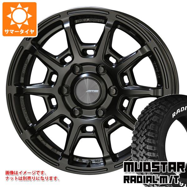 ハイエース 200系用 サマータイヤ マッドスター ラジアル M/T 215/70R16 100T ホワイトレター ガレルナ レフィーノ 6.5 16 :galrefh 34822 t80971yt:タイヤ1番