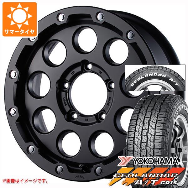 5本セット ジムニーシエラ JB74W用 サマータイヤ ヨコハマ ジオランダー A/T G015 185/85R16 105/103N LT ホワイトレター マルビーレ マッドラン 5.5 16 :garmudjs 38494 s86769zk 5:タイヤ1番