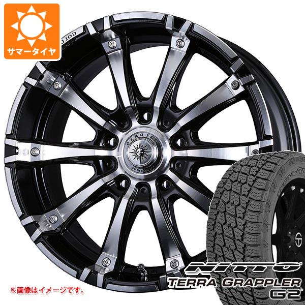 ハイラックス 120系用 サマータイヤ ニットー テラグラップラー G2 285/50R20 116S XL クリムソン ギガンテス モノブロック 8.5 20 :gcgigam 38579 t801000yt:タイヤ1番