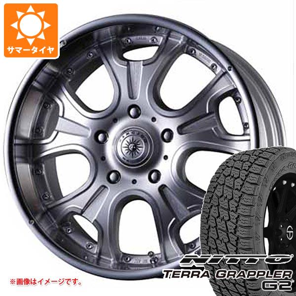 ランドクルーザー200用 サマータイヤ ニットー テラグラップラー G2 285/50R20 116S XL クリムソン ヘラクレス モノブロック F/A 9.5 20 :gchetml 38579 t80838yt:タイヤ1番