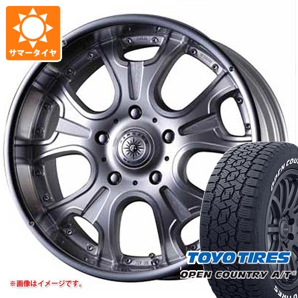 ランドクルーザー200用 サマータイヤ トーヨー オープンカントリー A/T3 285/50R20 112H ホワイトレター クリムソン ヘラクレス モノブロック F/A 9.5 20 :gchetml 41261 t80838yt:タイヤ1番