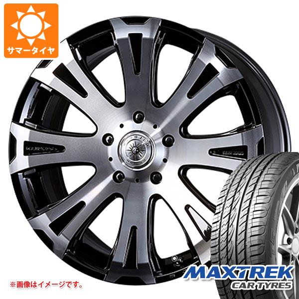 ランドクルーザー プラド 150系用 サマータイヤ マックストレック フォルティス T5 265/40R22 106V XL  クリムソン タイタン モノブロック 9.0-22