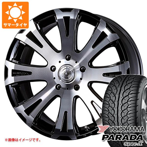 ランドクルーザー200用 サマータイヤ ヨコハマ パラダ スペック-X PA02 285/45R22 114V REINF  クリムソン タイタン モノブロック 10.0-22｜tire1ban