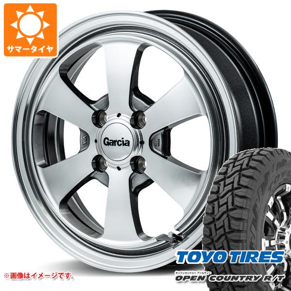 エブリイバン DA17V用 2024年製 サマータイヤ トーヨー オープンカントリー R/T 165/60R15 77Q ホワイトレター ガルシア ダラス6 4.5-15｜tire1ban