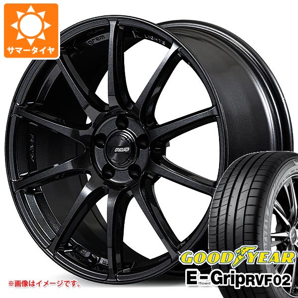 サマータイヤ 215/45R18 93W XL グッドイヤー エフィシエントグリップ RVF02 レイズ グラムライツ 57TR 7.5-18