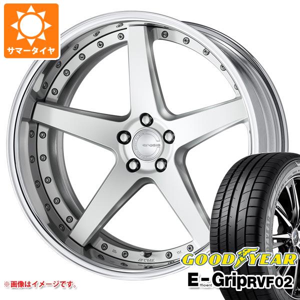 サマータイヤ 245/45R20 103W XL グッドイヤー エフィシエントグリップ RVF02 ワーク グノーシス CVF 8.5 20 : gncvf 36608 : タイヤ1番