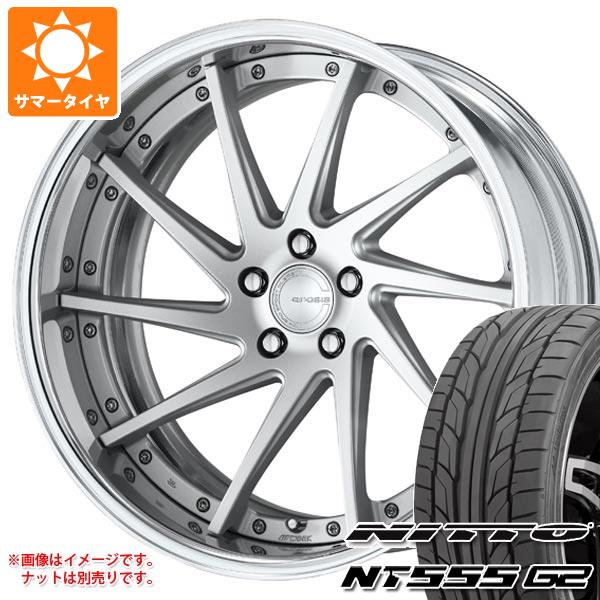 40系アルファード用 サマータイヤ ニットー NT555 G2 245/45R20 103W XL  ワーク グノーシス CVS 8.0-20
