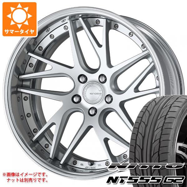 40系アルファード用 サマータイヤ ニットー NT555 G2 245/45R20 103W XL  ワーク グノーシス CVX 8.0-20