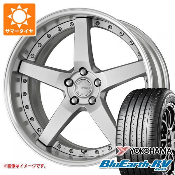 WORK - 2026年製 炎節タイア 225/55R19 103H XL ヨコハマ 青味地びたRV RV03 細工物 グノーシス CVF 7.5-19