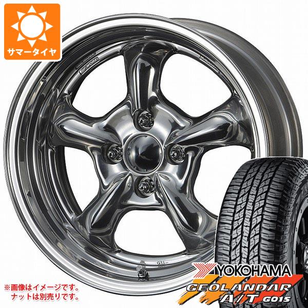 サマータイヤ 165/55R15 75H ヨコハマ ジオランダー A/T G015 ブラックレター ワーク グッカーズ ヘミ 5.5 15 :goochemi 37306:タイヤ1番