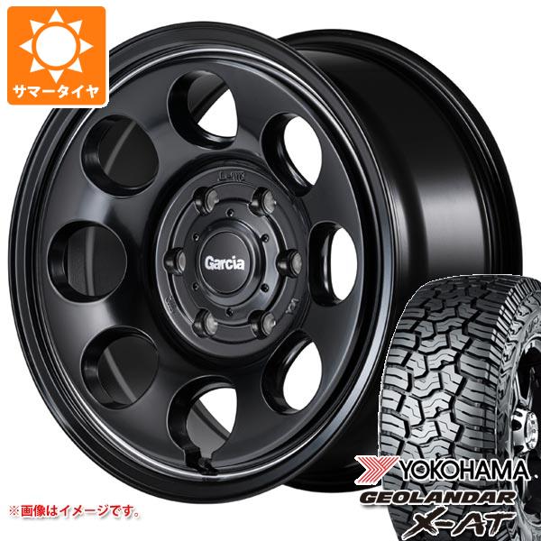 トヨタ ハイラックス 120系用 サマータイヤ ヨコハマ ジオランダー X-AT G016 265/65R17 116T XL ブラックレター ガルシア パーム8 8.0-17