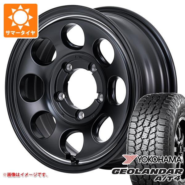 GEOLANDAR - 5本仕かける スズキ ジムニーシエラ JB74W用 炎節タイア ヨコハマ ジオランダー A/T4 G018 235/70R16 106T アウトラインホワイトレター ガルシア パーム8 6.0-16