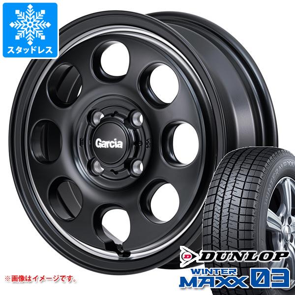 WINTER MAXX - ハスラー用 スタッドレス ダンロップ ウインターマックス03 WM03 165/70R14 81Q ガルシア パーム8