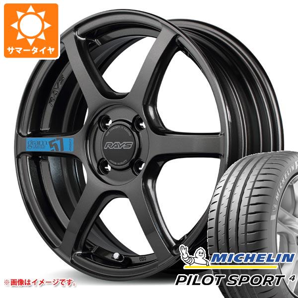 2023年製 サマータイヤ 195/45R17 81W ミシュラン パイロットスポーツ4 レイズ グラムライツ 57C6 スペックM 7.0 17 :gr57c6m 33944:タイヤ1番