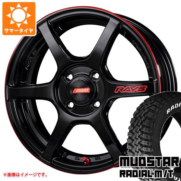 サマータイヤ 165/65R15 81S マッドスター ラジアル M/T ホワイトレター レイズ グラムライツ 57C6 タイムアタックエディション 5.0-15｜tire1ban