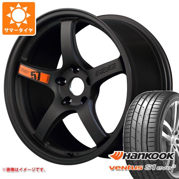 サマータイヤ 245/45R19 102Y XL ハンコック ベンタス S1 エボ3 K127 レイズ グラムライツ 57CR スペックD 8.5 19 :gr57crd 39951:タイヤ1番