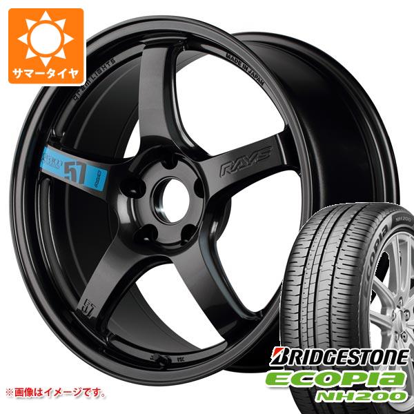 サマータイヤ 225/45R18 95W XL ブリヂストン エコピア NH200 レイズ グラムライツ 57CR スペックM 7.5 18 :gr57crm 38111:タイヤ1番