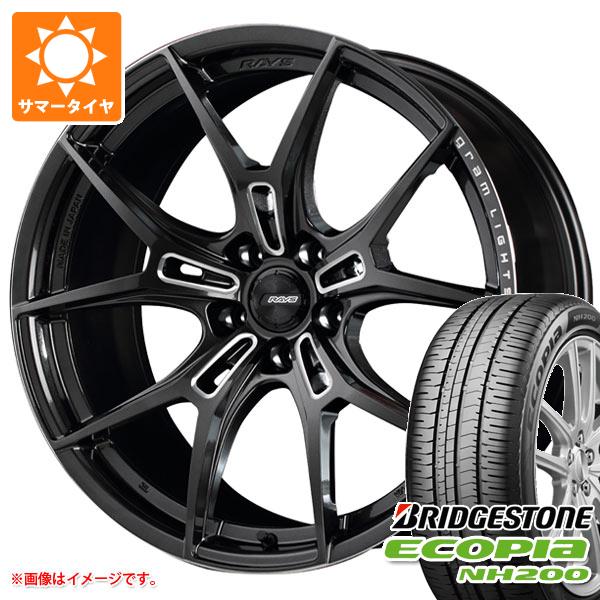 サマータイヤ 225/45R18 95W XL ブリヂストン エコピア NH200 レイズ グラムライツ 57FXZ 8.0 18 : gr57fxz 38111 : タイヤ1番