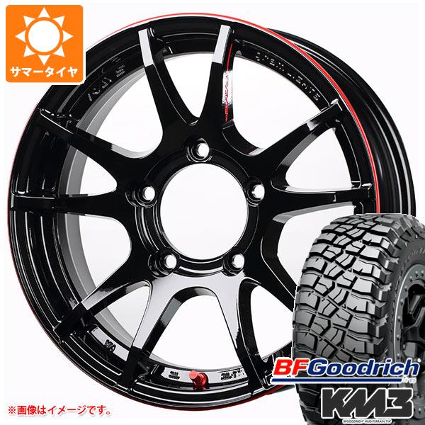 RAYS - ジムニー JB64W用 朱夏タイア BF好ましい金持ち マッドテレーンT/A KM3 LT225/75R16 115/112Q レイズ グラムライツ 57JV REV 5.5-16 車、バイク、自転車-夏タイヤ、ホイールセット