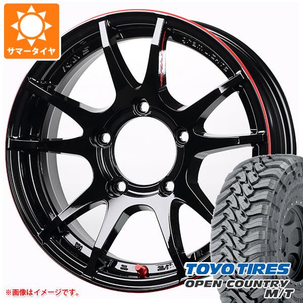 5本セット ジムニー JB64W用 サマータイヤ トーヨー オープンカントリー M/T LT225/75R16 103/100Q ホワイトレター レイズ グラムライツ 57JV REV 5.5 16 :gr57jvrv 34450 s861004zk 5:タイヤ1番