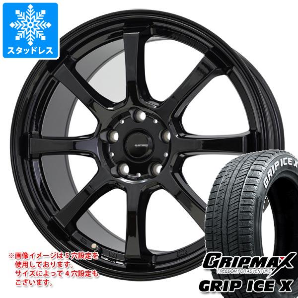 Ice X - スタッドレスタイヤ グリップマックス グリップアイスエックス 225/50R18 99H XL 白いこと雁の使い ジースピード G-08 7.0-18 冬タイヤ、ホイールセット-自動車