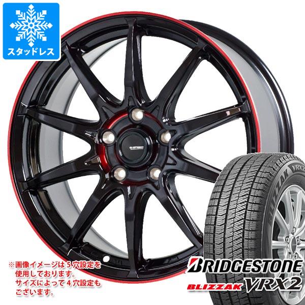 クロストレック GU系用 スタッドレス ブリヂストン ブリザック VRX2 225/55R18 98Q ジースピード P-05R｜tire1ban