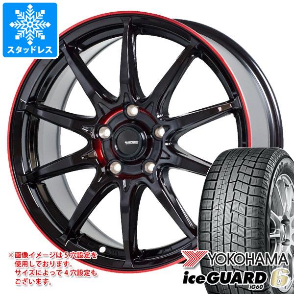 2023年製 スタッドレスタイヤ ヨコハマ アイスガードシックス iG60 205/60R16 96Q XL ジースピード P-05R 6.5-16