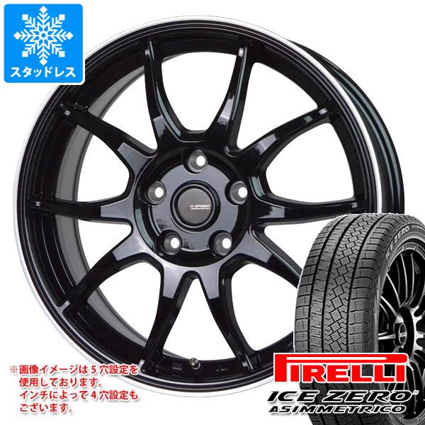 2023年製 スタッドレスタイヤ ピレリ アイスゼロアシンメトリコ 215/60R16 99H XL ジースピード P-06 6.5-16｜tire1ban