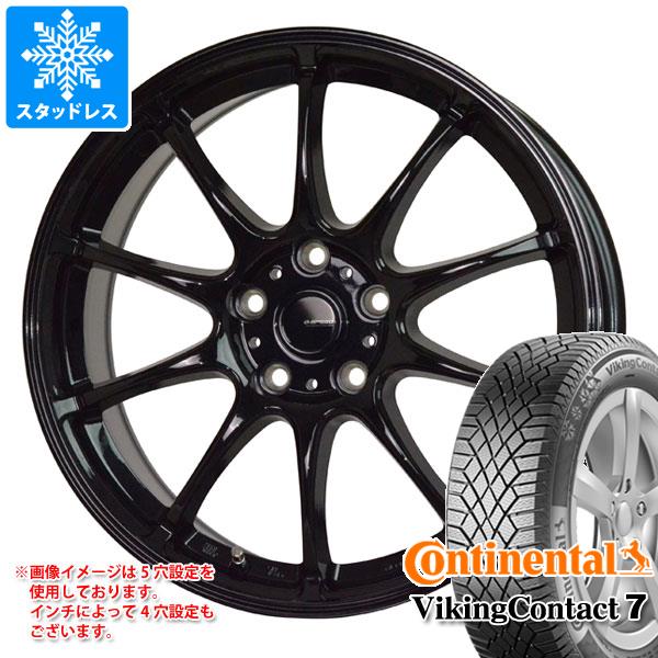 スタッドレスタイヤ コンチネンタル バイキングコンタクト7 195/50R16 88T XL ジースピード G-07 6.5-16｜tire1ban