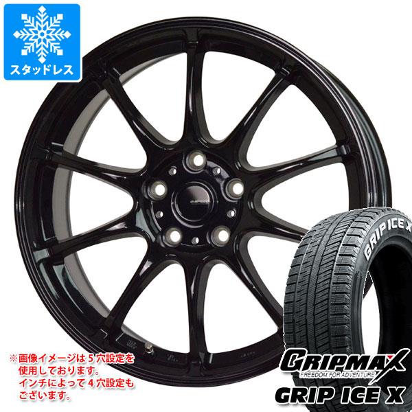 スタッドレスタイヤ グリップマックス グリップアイスエックス 205/50R17 93T XL ホワイトレター ジースピード G-07 7.0-17｜tire1ban