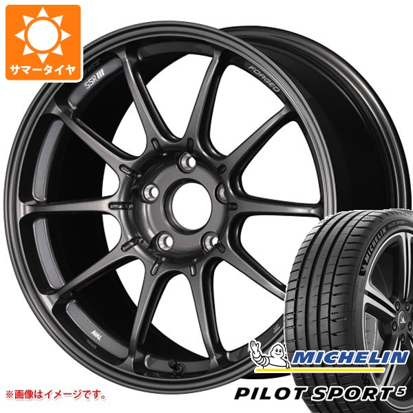 ホンダ シビック タイプR FL5用 サマータイヤ ミシュラン パイロットスポーツ5 265/35ZR18 (97Y) XL SSR GTX01 フォージド 9.5-18