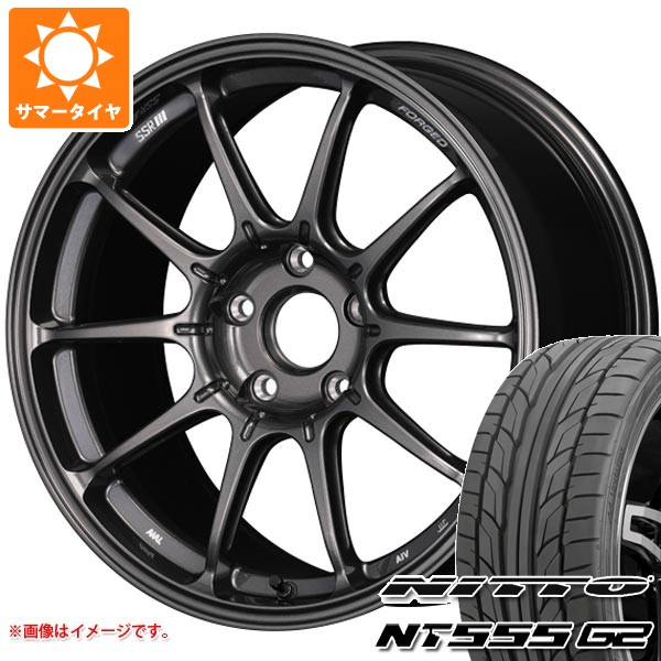 ホンダ シビック タイプR FK8用 サマータイヤ ニットー NT555 G2 245/40R18 97Y XL SSR GTX01 フォージド 9.5-18