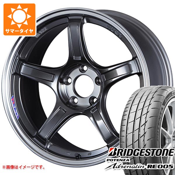 POTENZA - トヨタ GRヤリス用 朱夏タイア ブリヂストン ポテンザ エピネフリン RE005 225/40R18 92Y XL SSR GTX03 8.5-18 車、バイク、自転車-夏タイヤ、ホイールセット