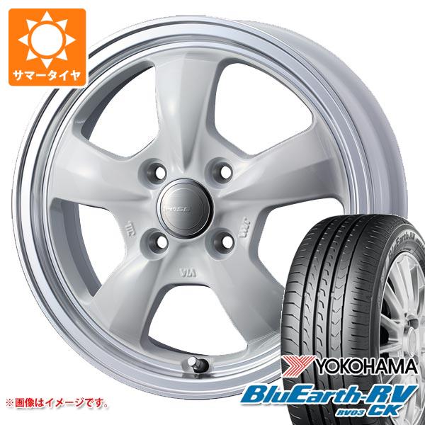 エブリイワゴン DA17W用 サマータイヤ ヨコハマ ブルーアースRV RV03CK 165/60R14 75H グラフト 5S 4.5 14 :gyraft5s 38397 s86766zk:タイヤ1番