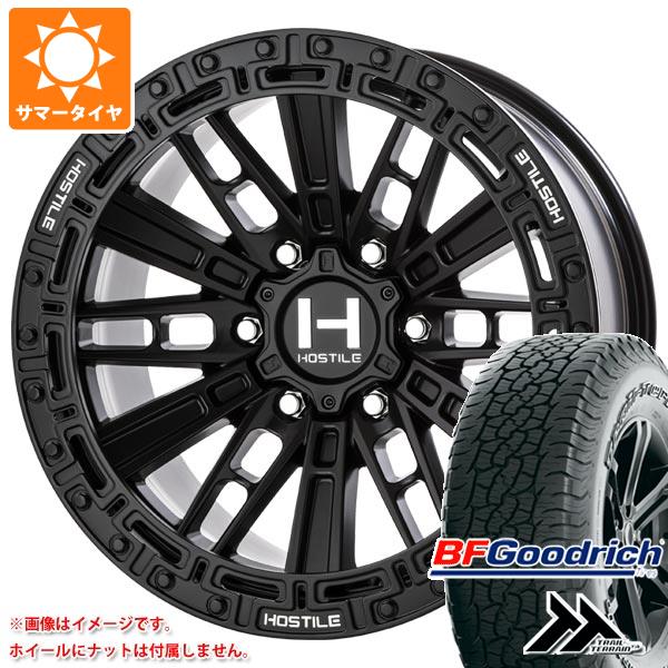 トヨタ ハイラックス 120系用 サマータイヤ BFグッドリッチ トレールテレーンT/A 265/65R17 112T アウトラインホワイトレター ホスタイル H129 モハベ 9.0-17