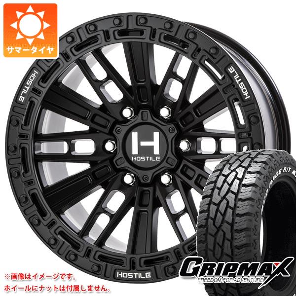 ランドクルーザー プラド 150系用 サマータイヤ グリップマックス マッドレイジ R/T MAX LT265/65R17 120/117Q ホワイトレター HOSTILE H129 モハベ 9.0 17 :h129a6 36511 t80986yt:タイヤ1番