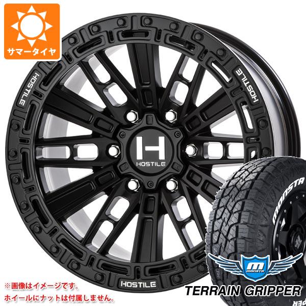 FJクルーザー 10系用 サマータイヤ モンスタ テレーングリッパー LT285/70R17 121/118R ホワイトレター ホスタイル H129 モハベ 9.0 17 :h129a6 34805 t801005yt:タイヤ1番