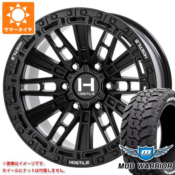 ランドクルーザー プラド 150系用 サマータイヤ モンスタ マッドウォーリアー LT265/65R17 120/117Q ホワイトレター HOSTILE H129 モハベ 9.0 17 :h129a6 34778 t80986yt:タイヤ1番