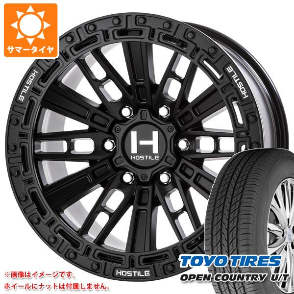 ハイラックス 120系用 サマータイヤ トーヨー オープンカントリー U/T 265/65R17 112H HOSTILE H129 モハベ 9.0 17 :h129a6 28543 t80994yt:タイヤ1番